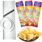 KIT 3 Cortador De Legumes Ralador Fatiador Dupla Face Keita