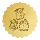 Kit 3 Cortadores de Biscoito Dia das Bruxas