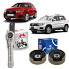 Kit 3 coxim cambio quadro inferior audi q3 1.4 2.0 tfsi 2011 a 2018 / tiguan 1.4 2.0 tsi 2009 a 2018