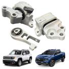 Kit 3 Coxim Motor Cambio Fiat Toro Renegade 1.8 Flex Etorq