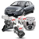 Kit 3 coxim motor cambio new civc g8 1.8 automatico 06/11