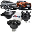 Kit 3 coxim motor cambio tiggo 2 1.5 2017 a 2022