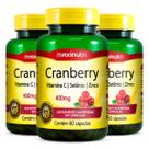Kit 3 Cranberry Maxinutri 60 Cápsulas