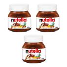 Kit 3 Creme Avelã Nutella Ferrero 140g cada