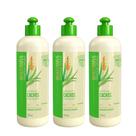 Kit 3 Creme de Pentear Cabelos Cacheados Finalizador Cachos Babosa e Macadâmia Bio Extratus 500ml Kit 3 Creme de Pentear Cabelos Cacheados Finalizador Cachos Babosa e Macadâmia Bio Extratus 500ml