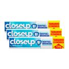 Kit 3 Creme Dental Closeup Dentes + Brancos Menta Refrescante 130g