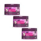 Kit 3 Creme Esfoliante Corporal e Rosto Ameixa Esfoliação para Corpo Pés 300g Bio Soft