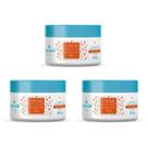 Kit 3 Creme Esfoliante Pé Extrato Ginkgo Biloba Agradal 250g