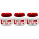 Kit 3 Creme Hidratante Colágeno Elastina Vitamina E com Filtro Solar 240g