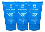 Kit 3 Creme Hidratante com Ureia Nutri Derm 100gr