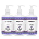 Kit 3 Creme Hidratante Corporal Lavanda Terrapeutics Granado 300ml