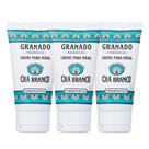 Kit 3 Creme Hidratante para Mãos Chá Branco 50ml Granado Terrapeutics