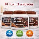 Kit 3 Creme Hidratante Pernas Castanha da Índia 250g Nutrição e Maciez