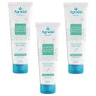 Kit 3 Creme Mãos Luva Silicone Erva Doce Hidrata Agradal 60g
