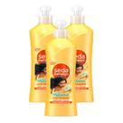 Kit 3 Creme para Pentear Seda Juntinhos Cachos Encantados 300ml Kit 3 Creme para Pentear Seda Juntinhos Cachos Encantados 300ml