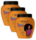 kit 3 CREME TRATAMENTO SKALA EXPERT MAIS CRESPOS 1KG