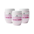 Kit 3 Cremes Hidrate & Repara Natuseiva 240g Niacinamida, Queratina e Rosa Mosqueta Hidratação