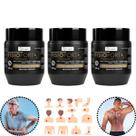 Kit 3 Cremes Potes Massageadores Fisiofort Premium Extra-Forte