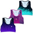 Kit 3 Cropped Academia Feminino Fitness Top Treino Confortável Estampado Ginástica Musculação