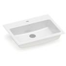 Kit 3 Cubas de Sobrepor com Mesa 55x42cm Optica Pq55 Roca