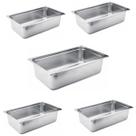 Kit 3 cubas gastronomicas gn inox 1/1x65 Kit 3 cubas gastronomicas gn inox 1/1x65