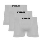 Kit 3 Cueca Box de Microfibra Polo Star Branco