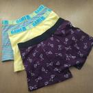 Kit 3 Cueca Boxer Infantil em Malha Cor:Cores VariadasTamanho:P Kit 3 Cueca Boxer Infantil em Malha Cor:Cores VariadasTamanho:P