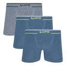 Kit 3 Cueca Boxer Lupo Masculina Plus Microfibra Sem costura 17800 Kit 3 Cueca Boxer Lupo Masculina Plus Microfibra Sem costura 17800