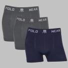 Kit 3 Cueca Boxer Polo Wear Masculina Confortável Microfibra Kit 3 Cueca Boxer Polo Wear Masculina Confortável Microfibra