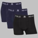 Kit 3 Cueca Boxer Polo Wear Masculina Sem Costura Box Adulto Kit 3 Cueca Boxer Polo Wear Masculina Sem Costura Box Adulto
