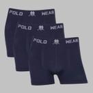 Kit 3 Cueca Boxer Polo Wear Masculina Sem Costura Box Adulto Kit 3 Cueca Boxer Polo Wear Masculina Sem Costura Box Adulto