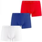 Kit 3 Cueca Masculina Boxer Tecido Gelado Microfibra Poliamida Forro 100% Algodão Box Tradicional