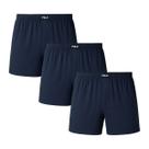 Kit 3 Cueca Samba Canção Viscose Premium Fibra de Bambu Pijama para Dormir Toque Algodão Seda Gelado Kit 3 Cueca Samba Canção Viscose Premium Fibra de Bambu Pijama para Dormir Toque Algodão Seda Gelado