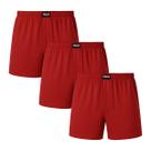 Kit 3 Cueca Samba Canção Viscose Premium Fibra de Bambu Pijama para Dormir Toque Algodão Seda Gelado