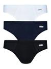 Kit/3 Cueca Slip Lupo 00515-089 Masculina Clássica Algodão T. P/GG