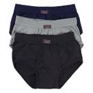 Kit 3 cuecas adulto slip tradicional com abertura click 120