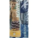 Kit 3 cuecas boxer algodão infantil nawes kids cores sortidas n20