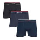 kit 3 Cuecas Boxer Box Lupo Microfibra Original Esporte Atacado Sem Atrito Sem Costura Adulto Homem