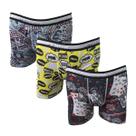 Kit 3 Cuecas Boxer Boxe Masculina Homem Estilo Moda Kit 3 Cuecas Boxer Boxe Masculina Homem Estilo Moda