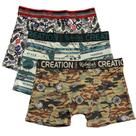 Kit 3 Cuecas Boxer Fristyle Em Microfibra Estampada Adulto Kit 3 Cuecas Boxer Fristyle Em Microfibra Estampada Adulto