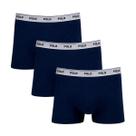 Kit 3 Cuecas Boxer Masculina Polostar Cotton Plus Size G1 ao G3