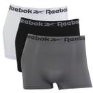 Kit 3 Cuecas Boxer Masculina Reebok Classic Microfibra Lisa