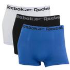 Kit 3 Cuecas Boxer Masculina Sem Costura Reebok Microfibra