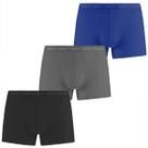 Kit 3 Cuecas Boxer Masculina Tecido Liso Microfibra Dia a Dia