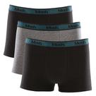 Kit 3 Cuecas Boxer Mash Algodão e Elastano Preto/Cinza Kit 3 Cuecas Boxer Mash Algodão e Elastano Preto/Cinza