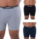 Kit 3 Cuecas boxer plus size microfibra sem costura anti assadura escolha as cores