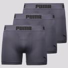 Kit 3 Cuecas Boxer Puma Anatomic Sem Costura Cinza Kit 3 Cuecas Boxer Puma Anatomic Sem Costura Cinza