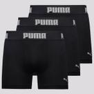 Kit 3 Cuecas Boxer Puma Seamless Preta