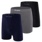 Kit 3 Cuecas Boxer Sem Costura Microfibra Plus Size Trifil - CE4411 Kit 3 Cuecas Boxer Sem Costura Microfibra Plus Size Trifil - CE4411