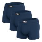 Kit 3 Cuecas Boxer Viscose Premium Fibra de Bambu Conforto Extremo Toque Seda Gelado Polo Ice Box